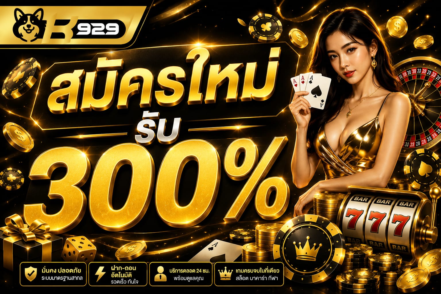 สมัคร 300%